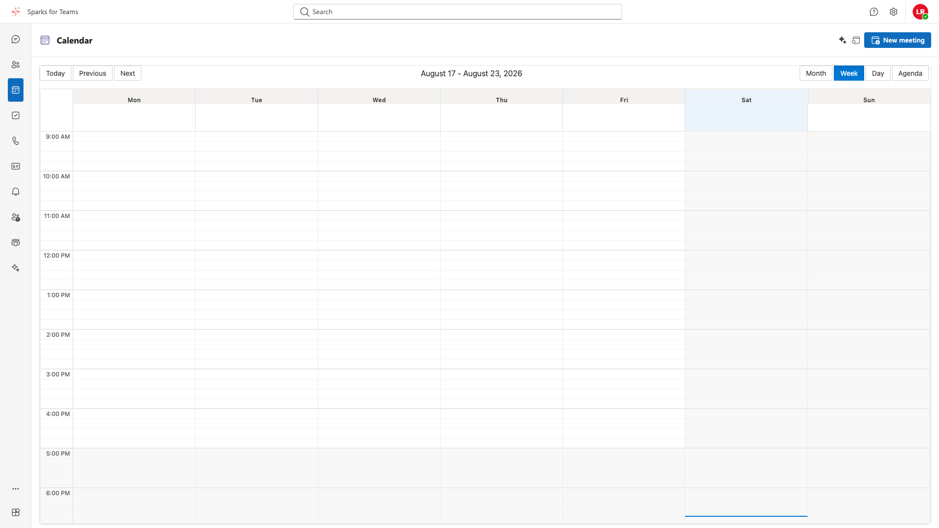 Liman with Teams calendar