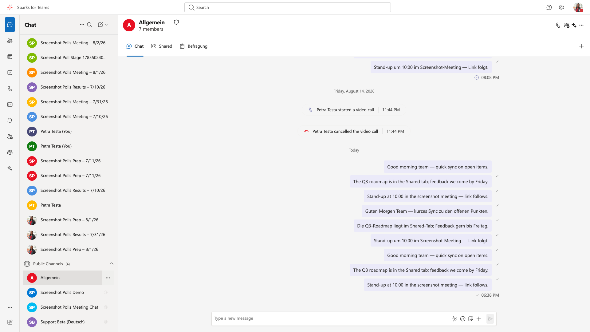 Clear communication across departments