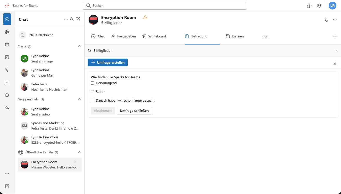 Föderation mit externen Organisationen